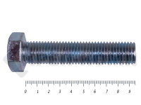 Болт полная резьба, цинк DIN933 20х 95 пр.8,8 (25кг/93)