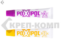 Клей Poxipol 10 мин,прозрачный 14 мл. (1 шт.)