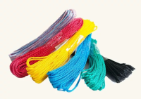 Веревка полипропиленовая вязанная д 4 мм цветная (20 м) 