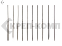 Набор надфилей, 10 предметов, 3 x 140 мм, рукоятки ПВХ Hobbi/Remocolor (уп.)