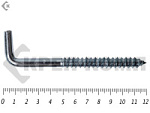 Шуруп с костылём L-образный 10х120 (450шт) – фото