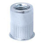 Заклепка резьбовая, алюминиевая М5 L11,5 уменьшенный бортик, гладкая МОСКРЕП (100 шт.) – фото