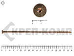 Саморезы Конструкционные, потай Torx, желтый цинк   10х360 мм (50 шт) – фото
