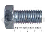 Болты DIN 931, с неполной резьбой, цинк, 20х 40 мм пр.8.8 (25 кг/148) – фото