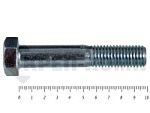 Болты DIN 931, с неполной резьбой, цинк, 18х100 мм, пр.8.8 (25 кг/104) – фото
