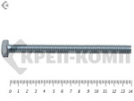 Болт полная резьба, цинк DIN933 8х140 пр.5,8 Фасовка (2кг/43) – фото